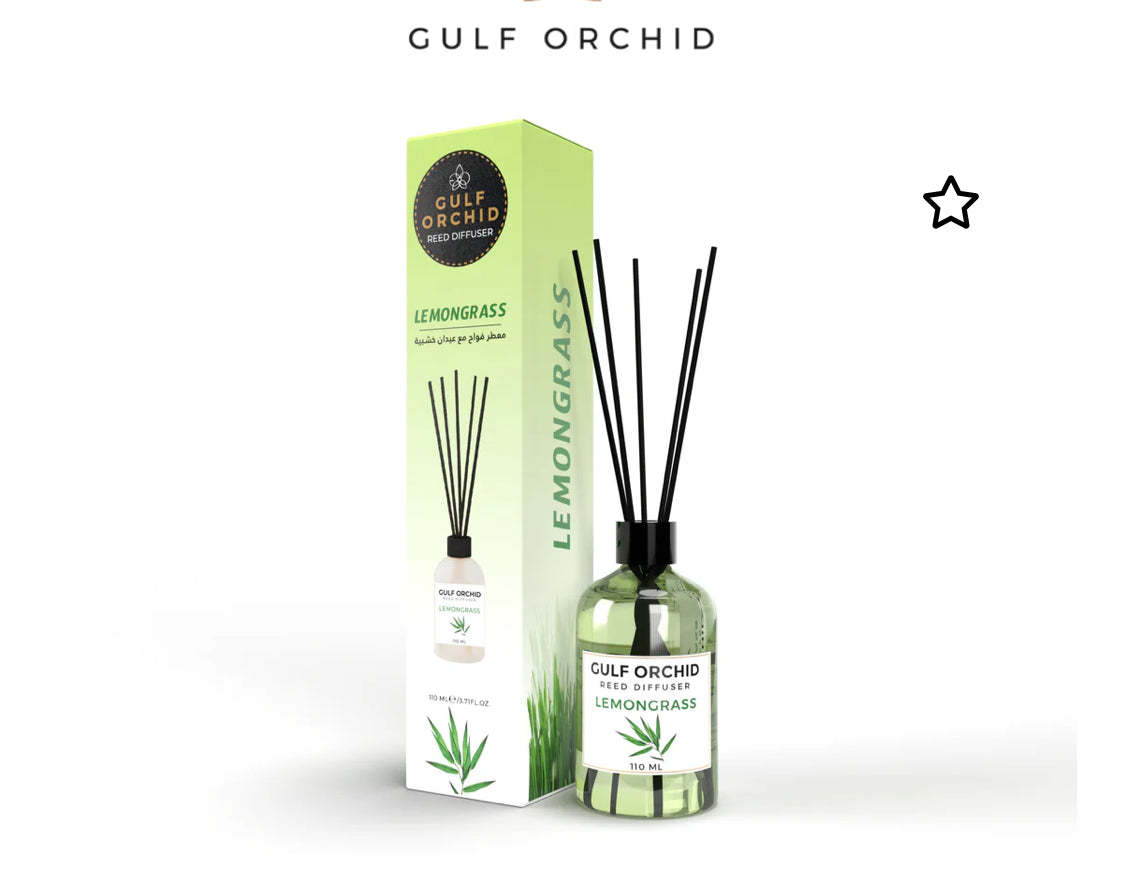 Gulf Orchid Lemongrass Reed Diffuser 110 Ml