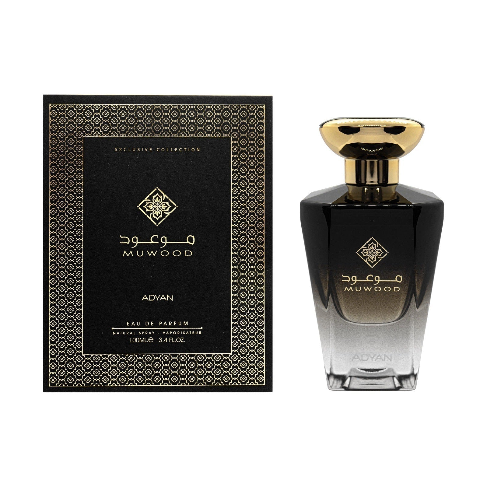 Muwood Black EDP - 100Ml 3.4Oz By Adyan